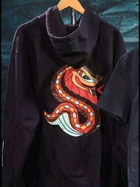 Seattle Kraken Lunar New Year Of The Snake Pullover Sweatshirt Hoodie 3XL NHL